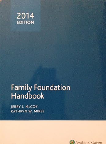 family foundation handbook 2014 1st edition jerry j mccoy ,kathryn w miree 0808035134, 978-0808035138