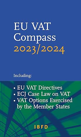 eu vat compass 2023/2024 1st edition fabiola annacondia and irene herrero moreno 9087228392, 978-9087228392