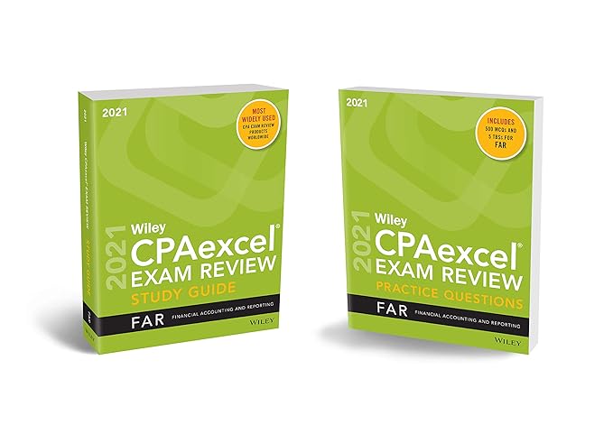 wiley cpaexcel exam review 2021 study guide + question pack financial accounting and reporting 1st edition