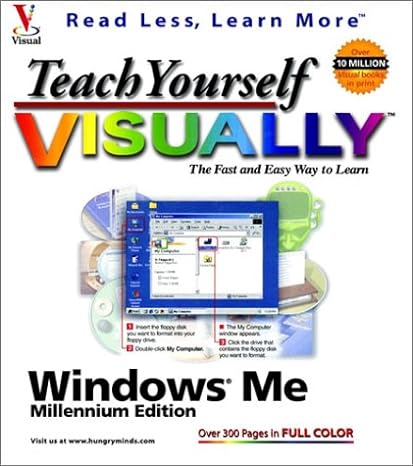 teach yourself windows me visually millennium edition marangraphics 0764534955, 978-0764534959