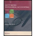 acct 560/561 acc managerial accounting 3rd edition strayer university 007816348x, 978-0078163487