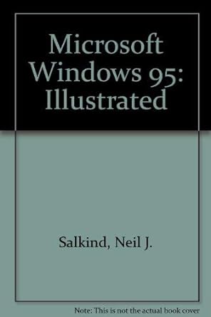 microsoft windows 95 illustrated brief edition 1st edition marie l swanson 0760032742, 978-0760032749