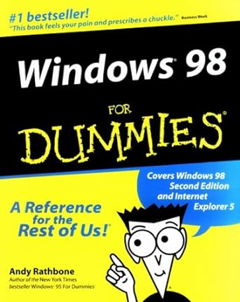 windows 98 for dummies and internet for dummies pkt ed bundle 1st edition andy rathbone 0764582038,