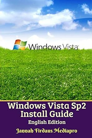 windows vista sp2 install guide english edition standar version 1st edition cyber jannah studio 0368798259,