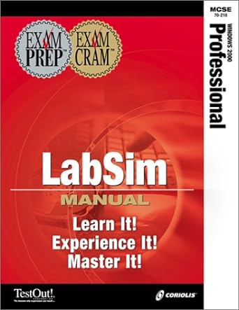 mcse windows 2000 professional labsim 1st edition test out ,cip ,cip team 1576109186, 978-1576109182