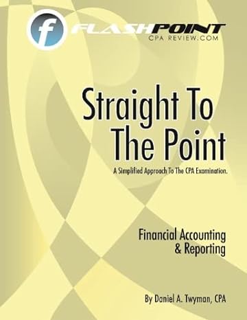 flashpoint cpa review financial accounting and reporting 2010 1st edition daniel twyman 1257375725,