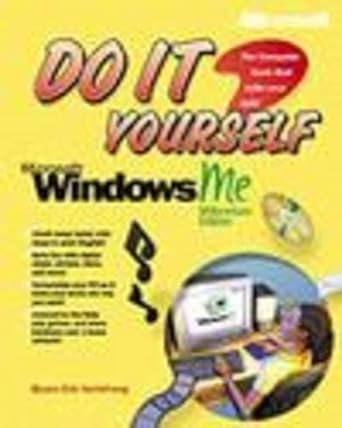 do it yourself microsoft windows me millennium edition bjoern erik hartsfvang 073560987x, 978-0735609877