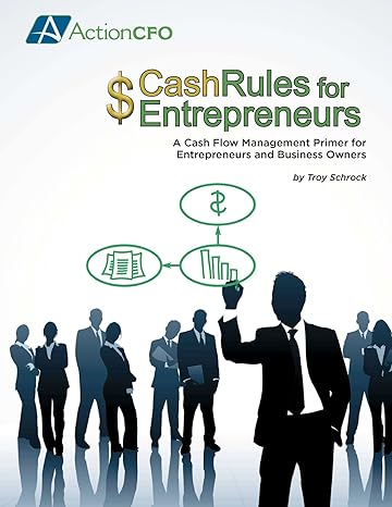 cash rules for entrepreneurs 1st edition troy schrock 146107715x, 978-1461077152