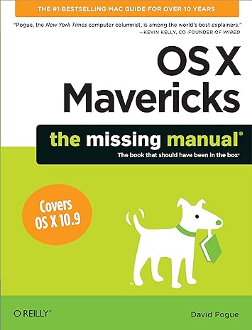 os x mavericks the missing manual 1st edition david pogue 1449362249, 978-1449362249