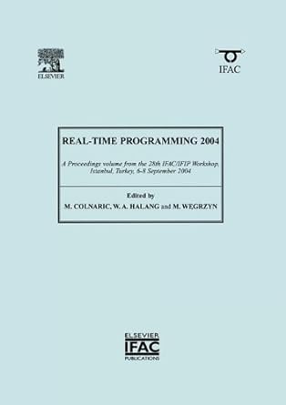 real time programming 2004 1st edition matjaz colnaric 0080445829, 978-0080445823