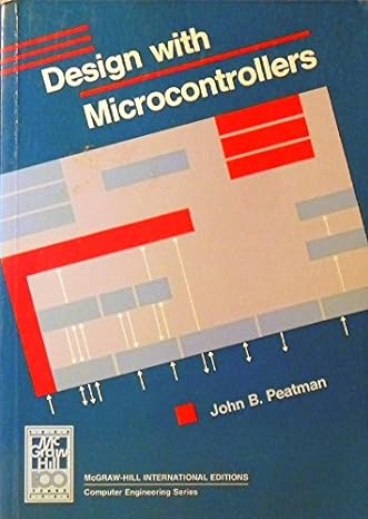 design with micro controllers 1st edition john b peatman 0071002480, 978-0071002486