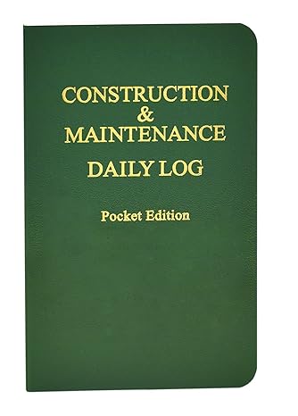 construction and maintenance daily log pocket edition safety meeting outlines inc 0976658852, 978-0976658856