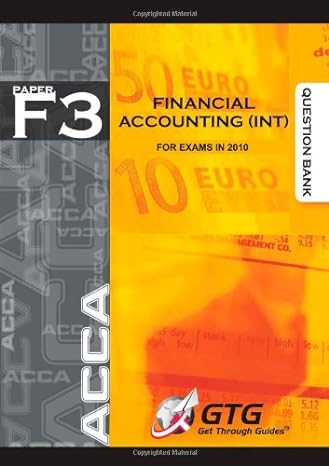 acca f3 financial accounting 2010 question bank acca f3 qb 1st edition get through guides 1848081359,