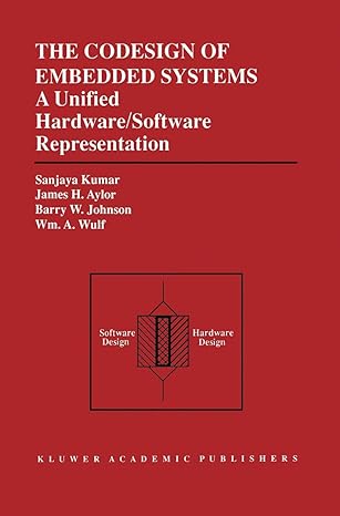 the codesign of embedded systems a unified hardware/software representation a unified hardware/software