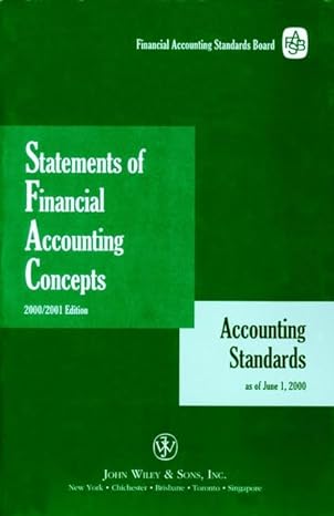 statements of financial accounting concepts   accounting standards as of june 1 2000 2000th/2001st edition