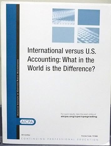 international versus u s accounting what in the world is the difference 1st edition cpa ph d frederick