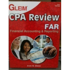 cpa review financial 2012 ed t edition irvin n gleim 1581949545, 978-1581949544