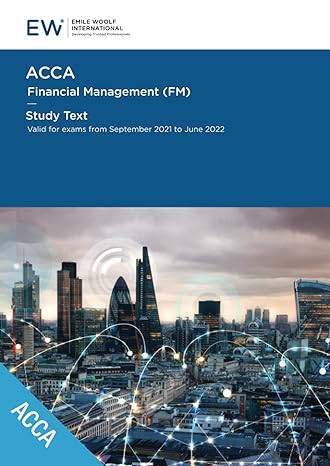 acca financial management study text 2021 22 1st edition emile woolf international 1848437420, 978-1848437425