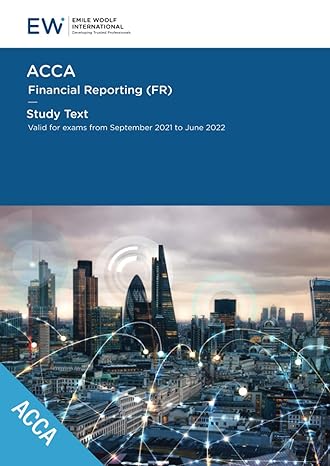 acca financial reporting study text 2021 22 1st edition emile woolf international 1848438834, 978-1848438835