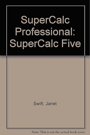 supercalc professional supercalc five 1st edition janet swift 1871962005, 978-1871962000