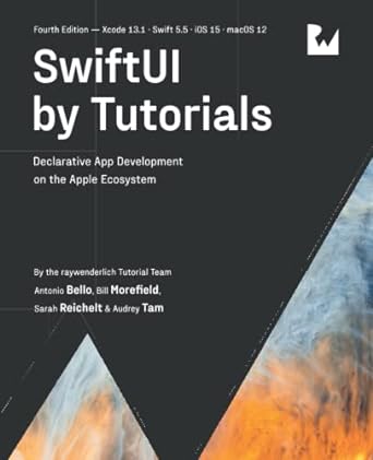 swiftui by tutorials declarative app development on the apple ecosystem 1st edition raywenderlich tutorial