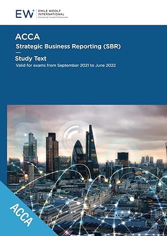 acca strategic business reporting study text 2021 22 1st edition emile woolf international 1848438869,