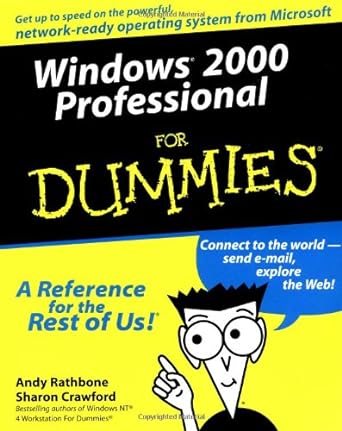 windows 2000 professional for dummies 1st edition andy rathbone ,sharon crawford 0764506412, 978-0764506413