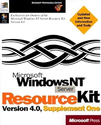 microsoft windows nt server 4 0 resource kit 1st edition ed microsoft corporation staff ,microsoft press