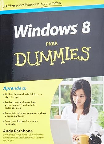 windows 8 para dummies translation edition andy rathbone 6070714636, 978-6070714634