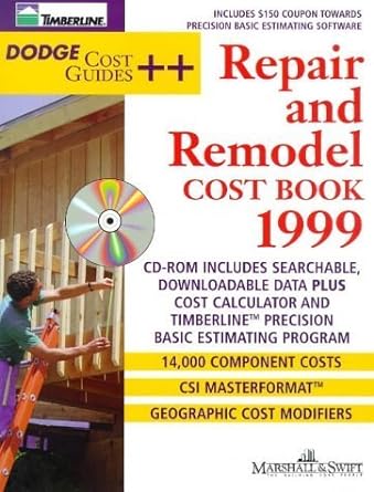 repair and remodel cost book 1999 1st edition swift ,marshall swift 0071342419, 978-0071342414