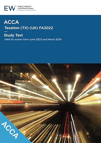 acca taxation fa2022 study text 2023 24 1st edition emile woolf international b0bzfgfnx5, 979-8389110625