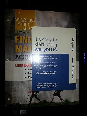 wileyplus v5 card for financial and managerial accounting 1st edition jerry j weygandt 1118277295,