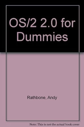 os/2 for dummies 1st edition andy rathbone 1878058762, 978-1878058768