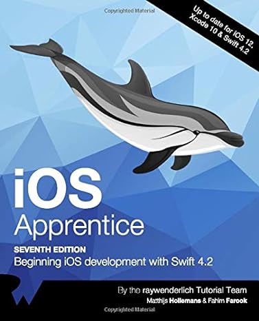 ios apprentice beginning ios development with swift 4 2 1st edition raywenderlich tutorial team ,matthijs