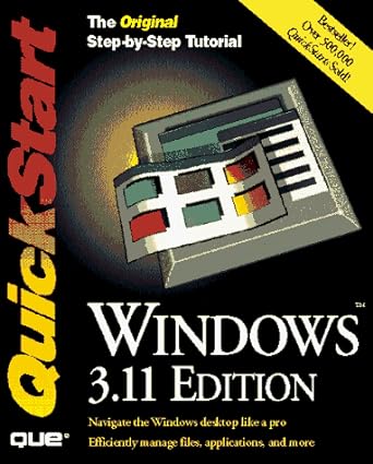 windows quickstart 3 11 2nd edition ron person ,laura acklen 1565298659, 978-1565298651