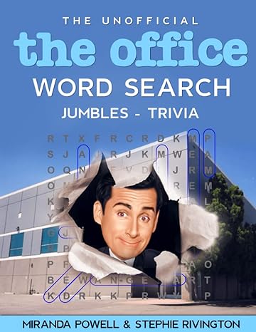 the unofficial the office word search jumbles trivia large type / large print edition miranda powell ,stephie