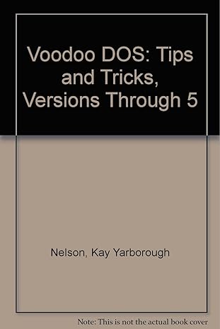 voodoo dos tips and tricks with an attitude 1st edition kay nelson 0940087952, 978-0940087958