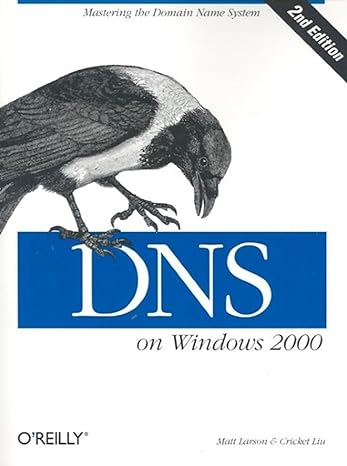 dns on windows 2000 2nd edition matt larson ,cricket liu 0596002300, 978-0596002305