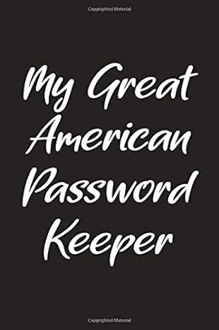 my great american password keeper alphabetical tab recorder an organizer for all your passwords usernames and