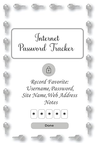 internet password tracker small internet password tracker usernames passwords websites and notes organizer