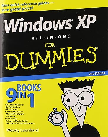 windows xp all in one desk reference for dummies 2nd edition woody leonhard 0764574639, 978-0764574634