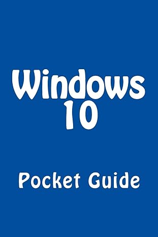 windows 10 pocket guide 1st edition keith johnson 1976061679, 978-1976061677