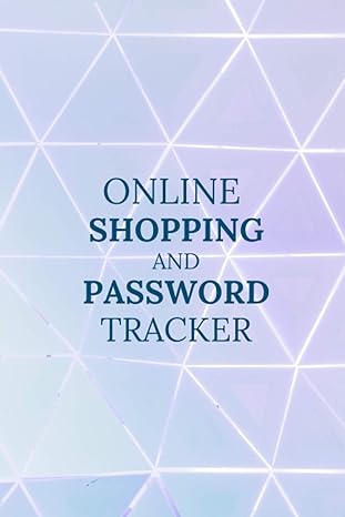 online shopping and password tracker two in one organizer 1st edition m kyrillos 979-8735557081