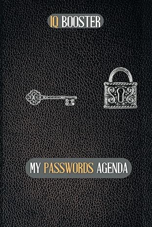 iq booster my passwords agenda 1st edition studiolo alchemico b0cqh969d6