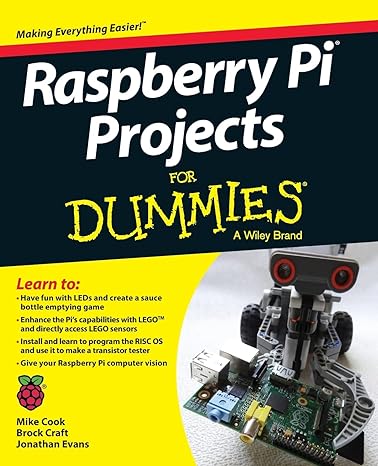 raspberry pi projects for dummies 1st edition mike cook ,jonathan evans ,brock craft 1118766695,