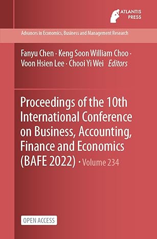 proceedings of the 10th international conference on business accounting finance and economics 1st edition