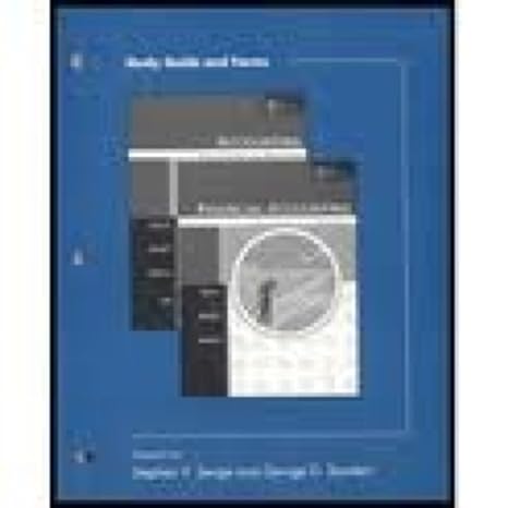 study guide and forms to accompany financial accounting information for decisions f1 f13 5th edition robert w