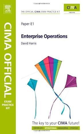 cima official exam practice kit enterprise operations 5th edition david harris 185617736x, 978-1856177368