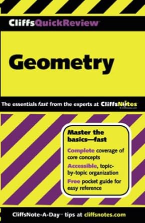 cliffsquickreview geometry 2nd edition edward kohn 0764563807, 978-0764563805