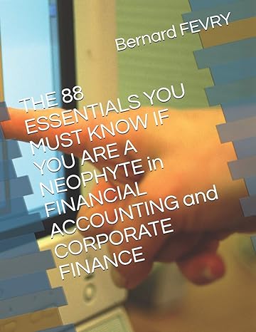 the 88 essentials you must know if you are a neophyte in financial accounting and corporate finance color